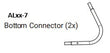 Spare Part - Pro Alu Match - Bottom Connector ALxx-7