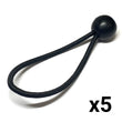 Spare Part - Bungee - Black 4.7in - (Pack of 5)