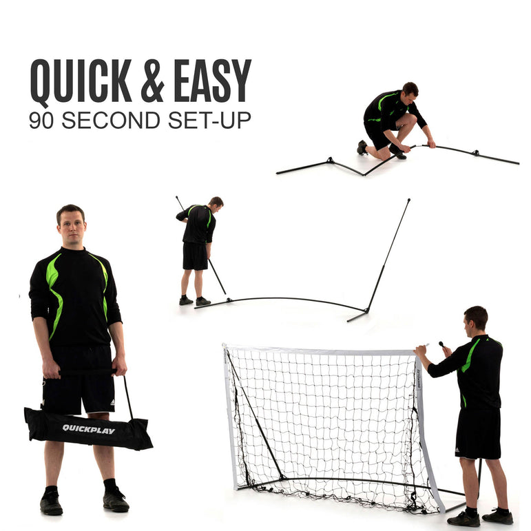 KICKSTER Portable Soccer Goal 18.5x6.5'