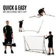 KICKSTER Portable Soccer Goal 8x5'