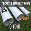 Q-FOLD Match Folding Soccer Goal 6x4'
