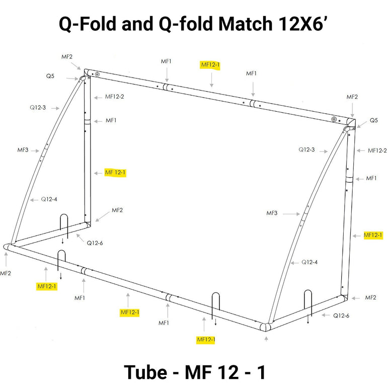 Spare Part - Tube - Q-FOLD - MF 12-1