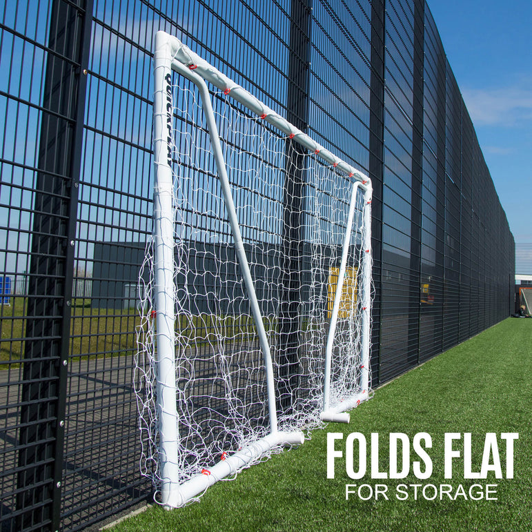 Q-FOLD Match Folding Soccer Goal 12x6'