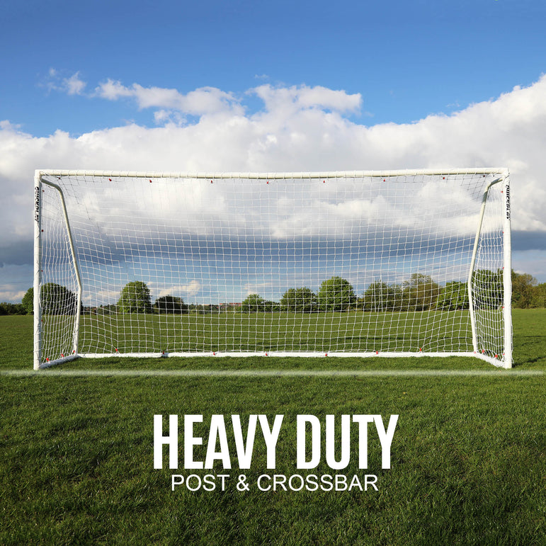 Q-FOLD Match Folding Soccer Goal 12x6'