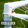 Q-FOLD Match Folding Soccer Goal 12x6'