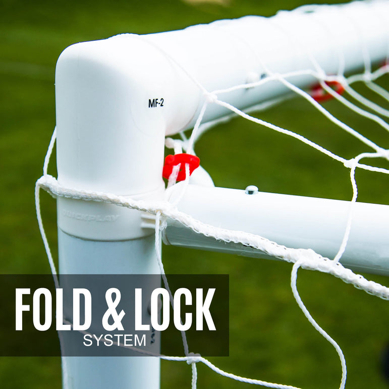 Q-FOLD Match Folding Soccer Goal 16x7'