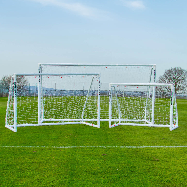 Q-FOLD Match Folding Soccer Goal 16x7'