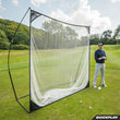 QUICK-HIT Practice Hitting Net 8x8' - QUICKPLAY - Baseball Baseball Coach Baseball Net Baseball Teams Golf golf net Golf Training has-spares Hitting Net instructions ship15