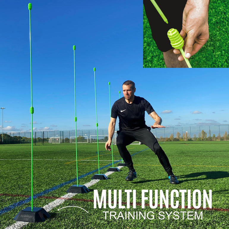 Agility pole & Base Weight set