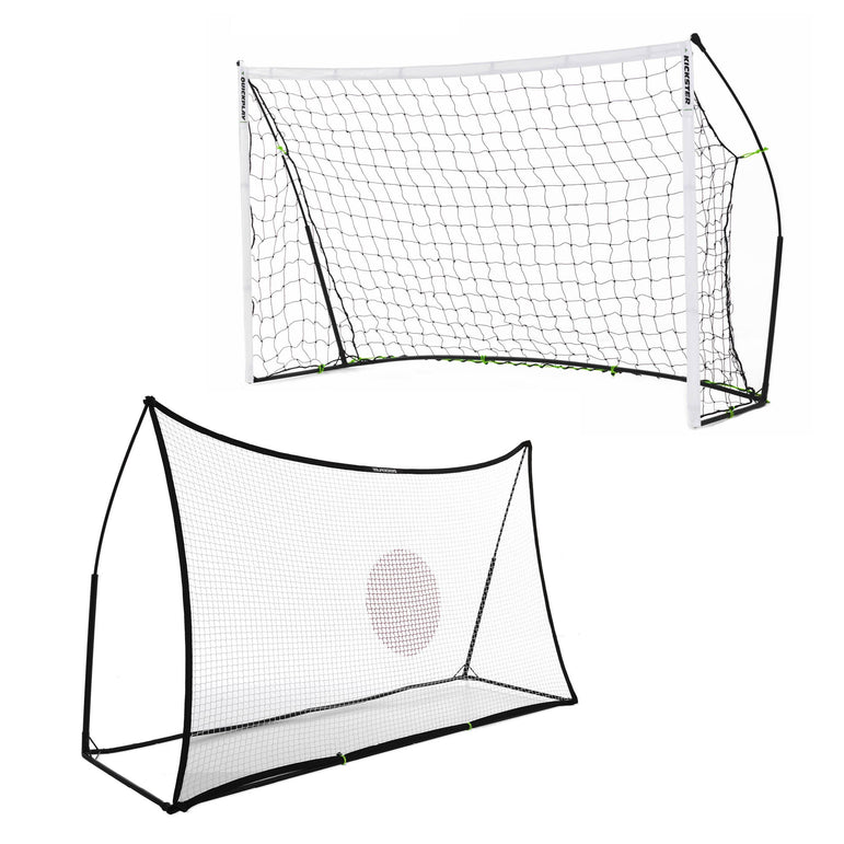 KICKSTER 2-in-1 Soccer Goal / Soccer Rebounder 8x5'