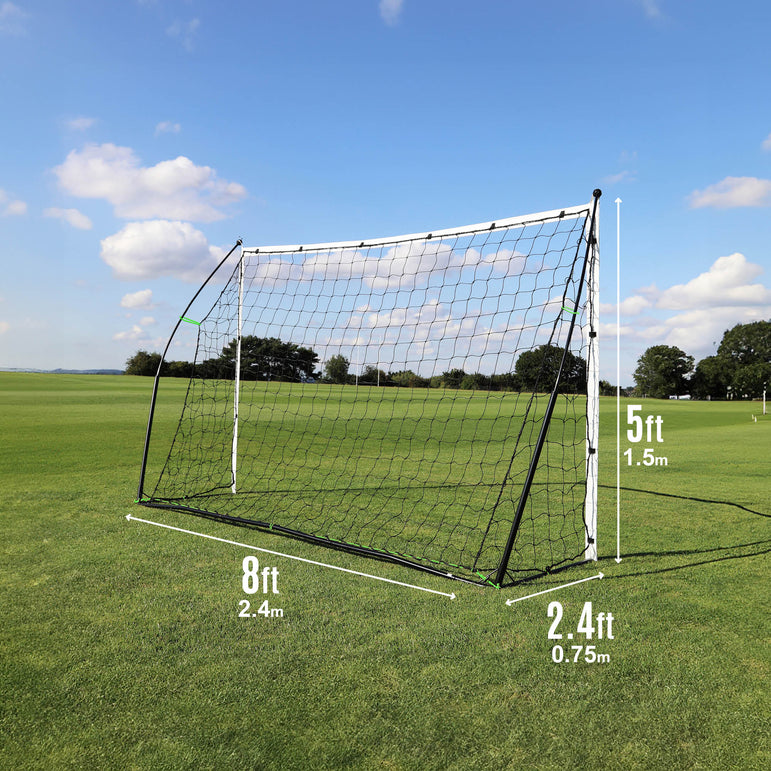 KICKSTER 2-in-1 Soccer Goal / Soccer Rebounder 8x5'