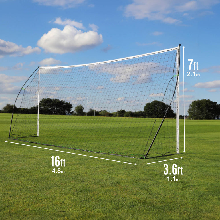 KICKSTER Portable Soccer Goal 16x7'