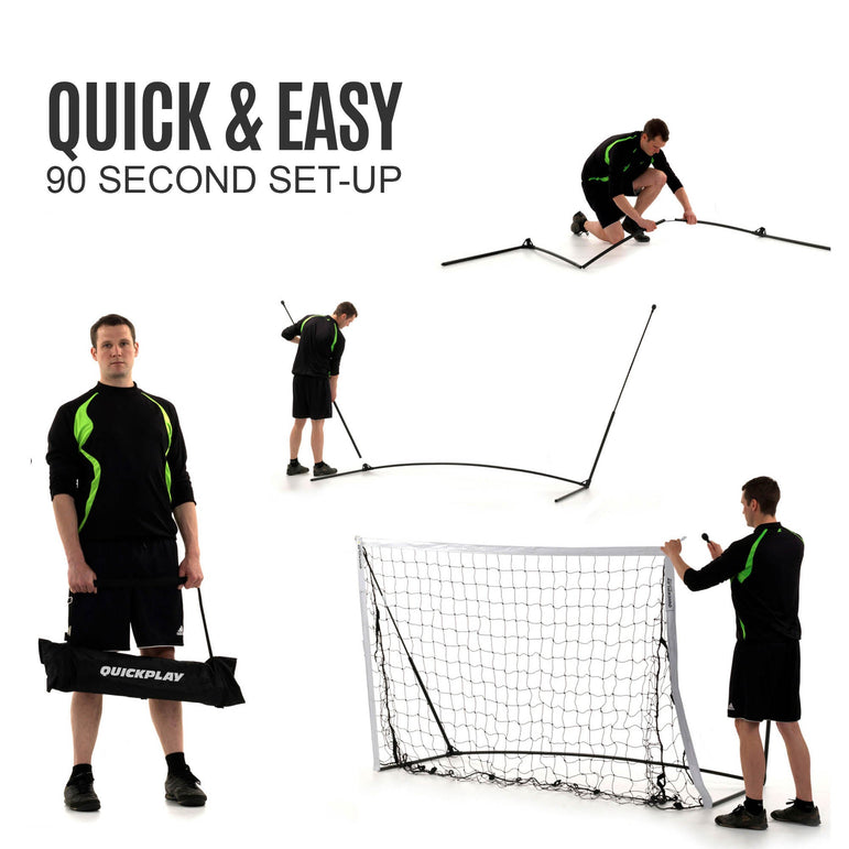 KICKSTER Portable Soccer Goal 6x4'