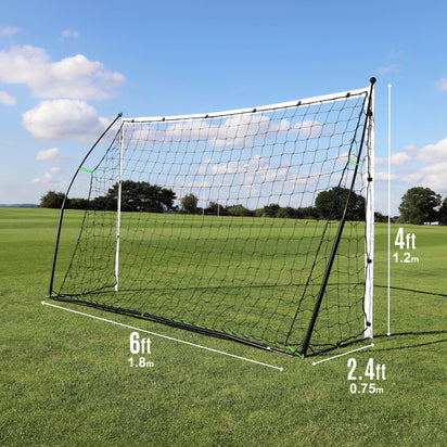 KICKSTER Portable Soccer Goal 6x4'