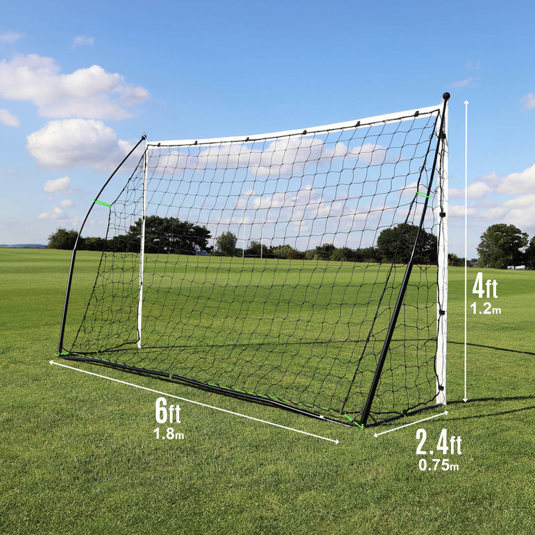 KICKSTER Portable Soccer Goal 6x4'