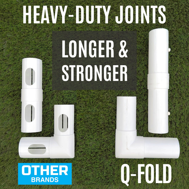 Q-FOLD Folding Soccer Goal 12x6'