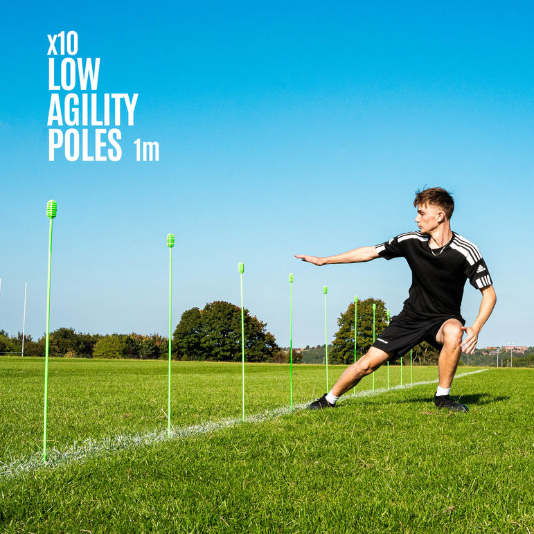 Agility pole & Base Weight set