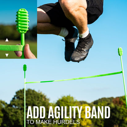 Agility pole & Base Weight set