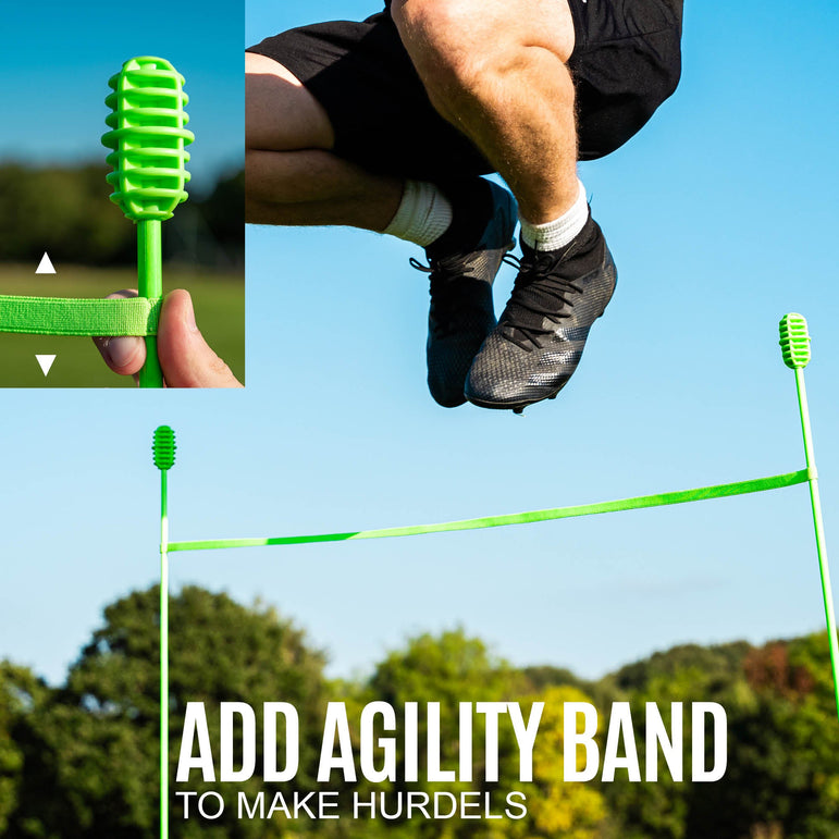 Agility pole & Base Weight set