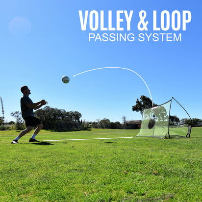 TEKKERS Trainer - Dual Soccer Net Rebounder