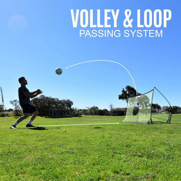 TEKKERS Trainer - Dual Soccer Net Rebounder