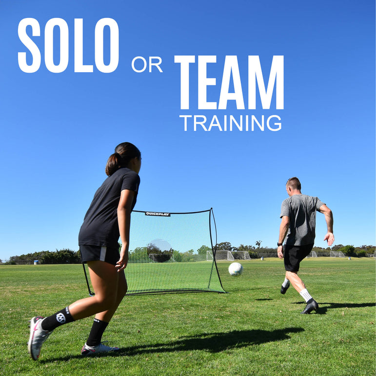 TEKKERS Trainer - Dual Soccer Net Rebounder