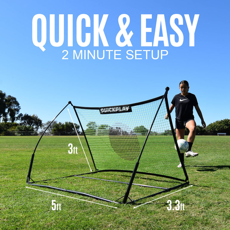 TEKKERS Soccer Rebounder Net 5x3'