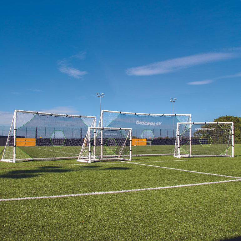 TARGET Net Lite for soccer goals 16x7' (excl. goal) - QUICKPLAY - Backyard instructions low-stock ship8 Soccer Soccer Accessory Soccer Target Soccer Training