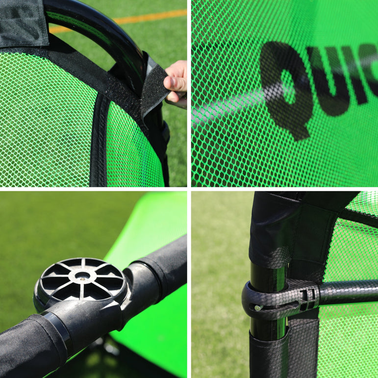 PRO ALU Training Instant Soccer Goal 5x3' - QUICKPLAY - Aluminum Goals Astroturf Folding Goals indoor instructions low-stock portable Pro ship45 smallgoal Soccer Soccer Coach Soccer Teams Soccer Training
