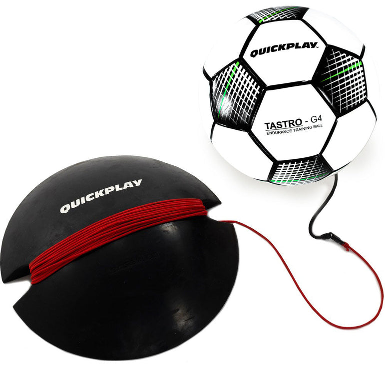 REPLAY Soccer Ball Trainer - Size 4 - QUICKPLAY - Astroturf Backyard instructions rebounder Replay Ball replayball Soccer Soccer Training training ball