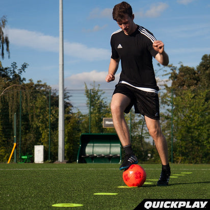 Flat Markers Neon (set of 10) - QUICKPLAY - Astroturf Baseball Baseball Coach Baseball Teams Baseball Training Golf Golf Training Handball Handball Training instructions marker Pro ship8 Soccer Soccer Accessory Soccer Coach Soccer Teams Soccer Training Speed & Agility