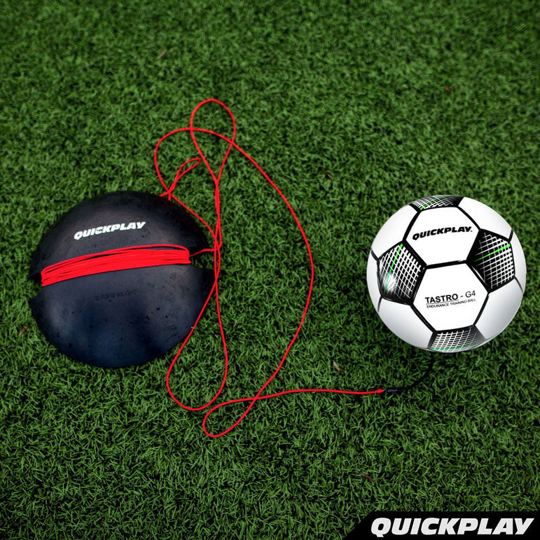 REPLAY Soccer Ball Trainer - Size 4 - QUICKPLAY - Astroturf Backyard instructions rebounder Replay Ball replayball Soccer Soccer Training training ball