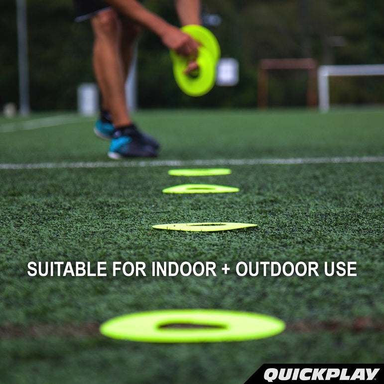 Flat Markers Neon (set of 10) - QUICKPLAY - Astroturf Baseball Baseball Coach Baseball Teams Baseball Training Golf Golf Training Handball Handball Training instructions marker Pro ship8 Soccer Soccer Accessory Soccer Coach Soccer Teams Soccer Training Speed & Agility