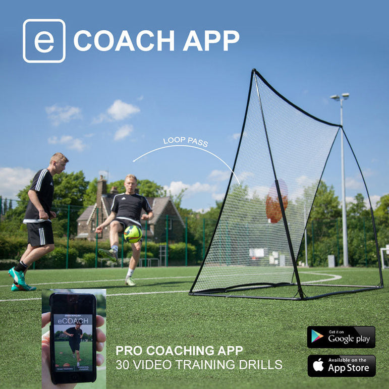 SPOT Soccer Rebounder 8x5' - QUICKPLAY - Backyard Handball has-spares instructions Rebound Wall rebounder ship15 Soccer Soccer Training