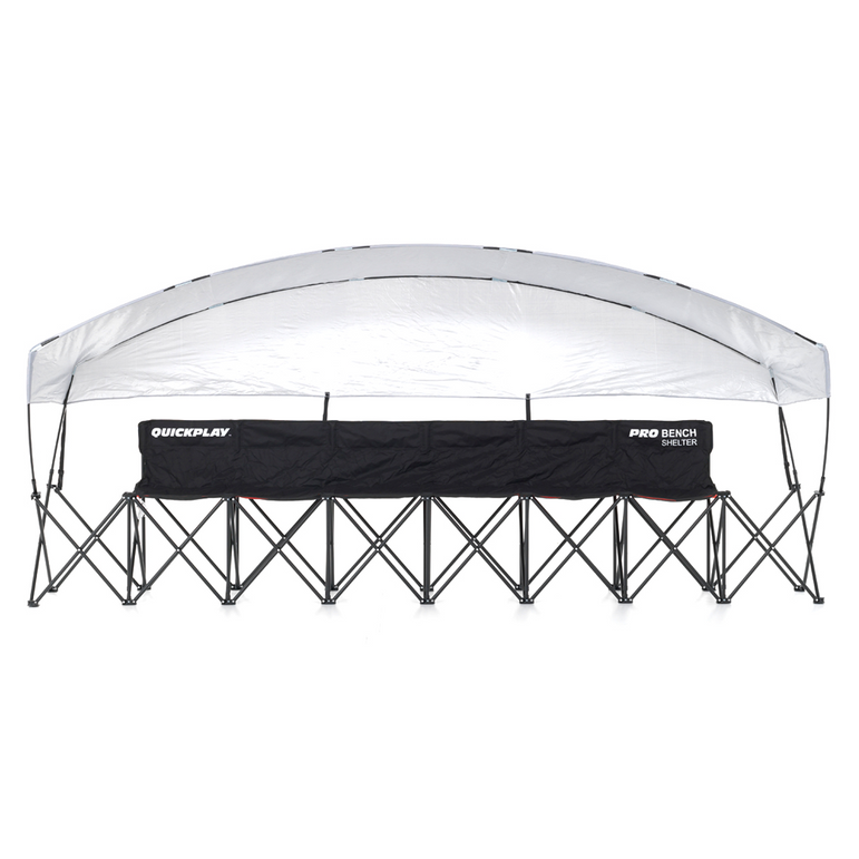 PRO BENCH Shelter - 6 Seat Team Spectator Bench - QUICKPLAY - Astroturf Baseball Baseball Teams Handball has-spares instructions Pro Seating Shelter ship20 Soccer Soccer Teams