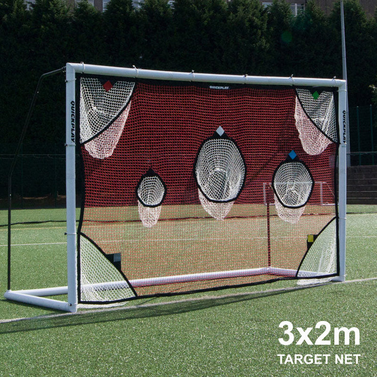 TARGET Net for Futsal Goals 9.8x6.5' (excl. goal) - QUICKPLAY - Handball Handball Training instructions low-stock Pro ship10 Soccer Soccer Accessory Soccer Coach Soccer Target Soccer Teams Soccer Training