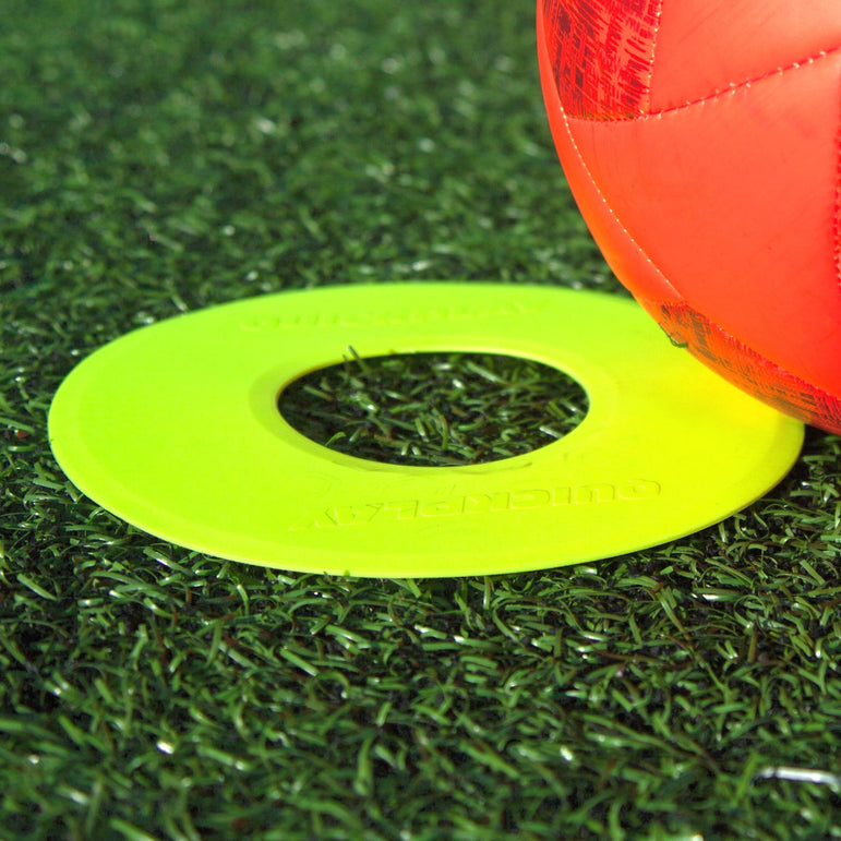Flat Markers Neon (set of 10) - QUICKPLAY - Astroturf Baseball Baseball Coach Baseball Teams Baseball Training Golf Golf Training Handball Handball Training instructions marker Pro ship8 Soccer Soccer Accessory Soccer Coach Soccer Teams Soccer Training Speed & Agility